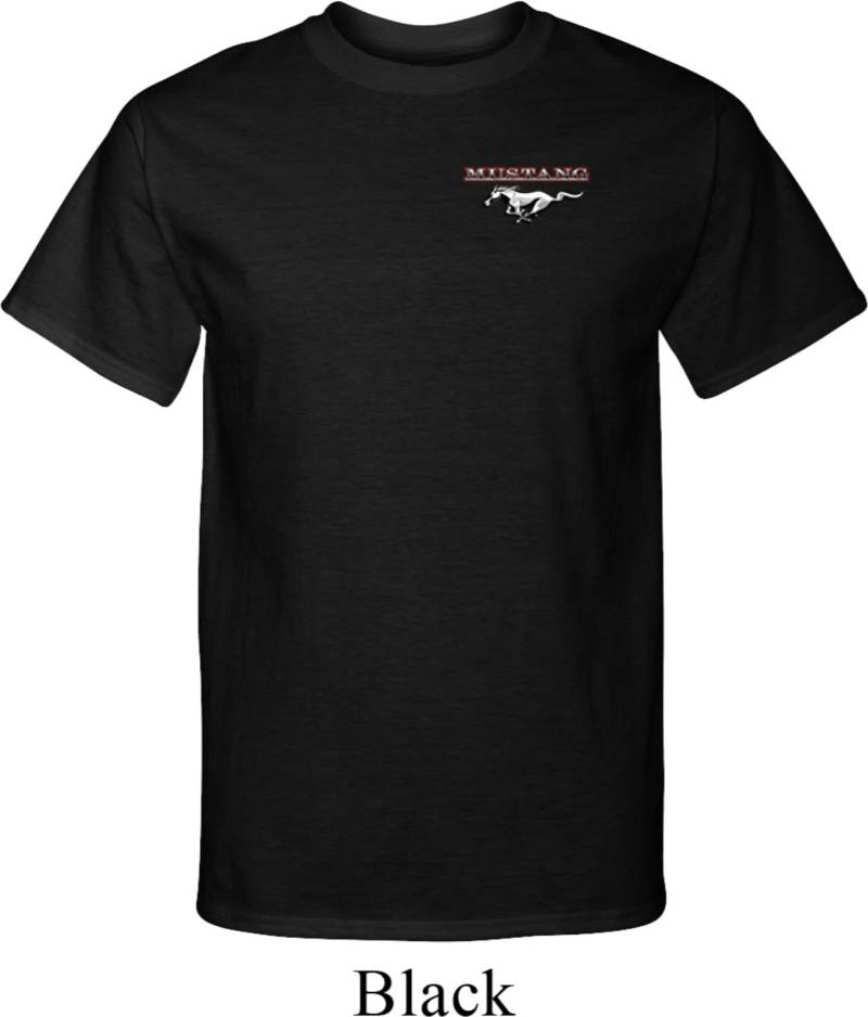 Herren Ford Mustang Pocket Print Tall T-Shirt 21286D1-Pp-Pc61T von BuyCoolShirts