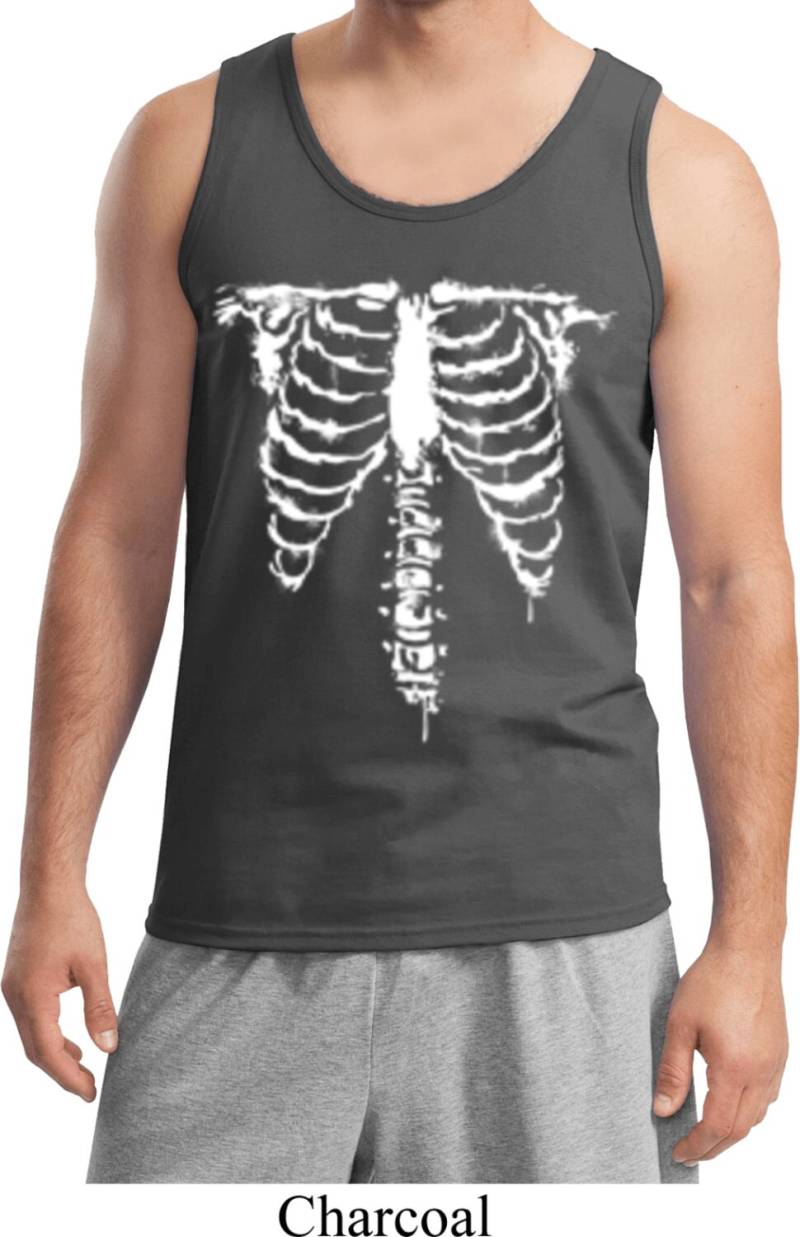 Herren Halloween Skelett Tank Top 17491-2200 von BuyCoolShirts