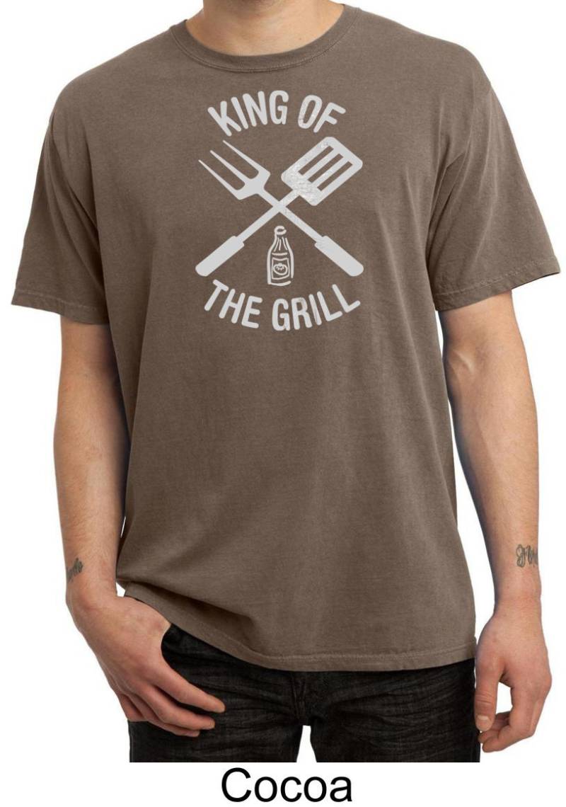 König Des Grills Pigment Gefärbt T-Shirt Kingofgrill-Pc099 König Des Grills Pigment Gefärbt T-Shirt Kingofgrill-Pc099 von BuyCoolShirts
