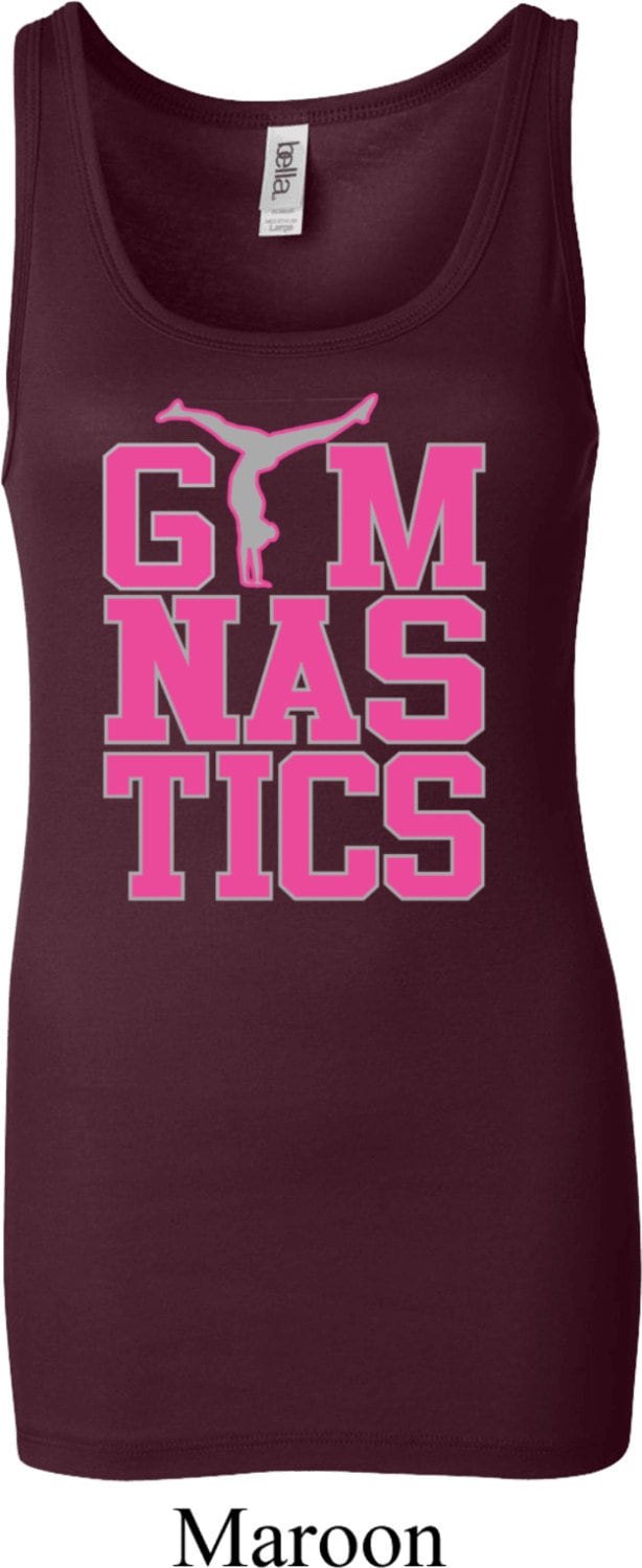 Ladies Gymnastics Text Longer Länge Tank Top Gymtext-8780 Ladies Gymnastics Text Longer Länge Tank Top Gymtext-8780 von BuyCoolShirts