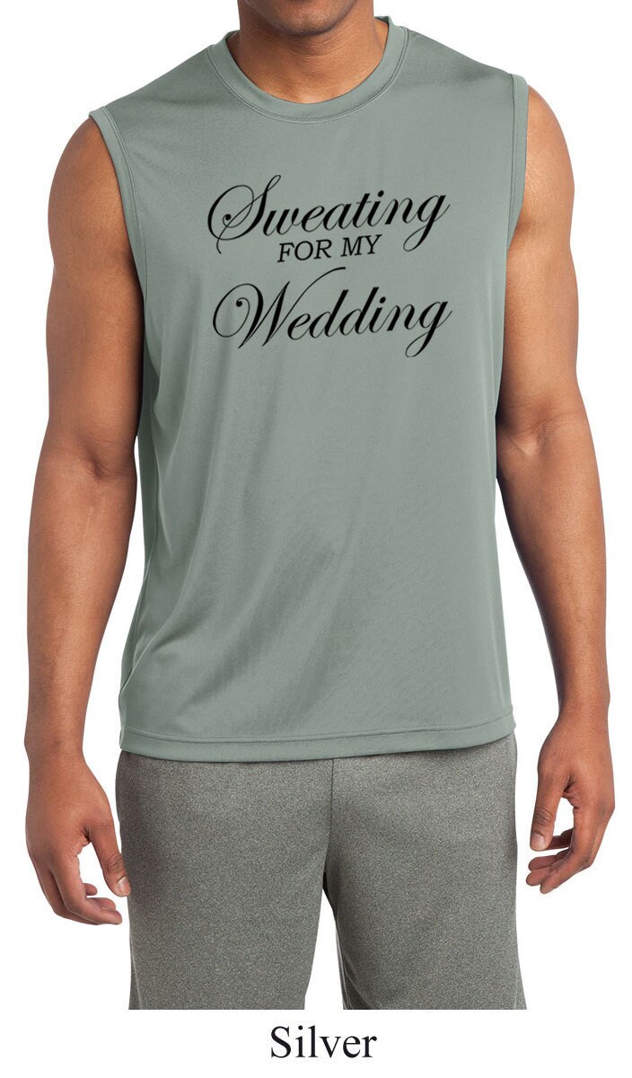 Sweating For My Wedding Herren Ärmelloses Feuchtigkeitswicking T-Shirt Wedding-st352 Sweating For My Wedding Herren Ärmelloses Feuchtigkeitswicking T-Shirt Wedding-st352 von BuyCoolShirts