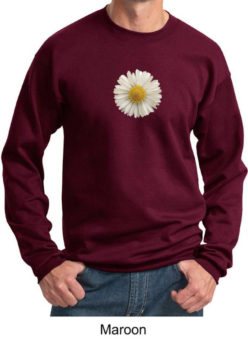 Weiße Gänseblümchen Blume Sweatshirt Daisy-Pc90 Weiße Gänseblümchen Blume Sweatshirt Daisy-Pc90 von BuyCoolShirts