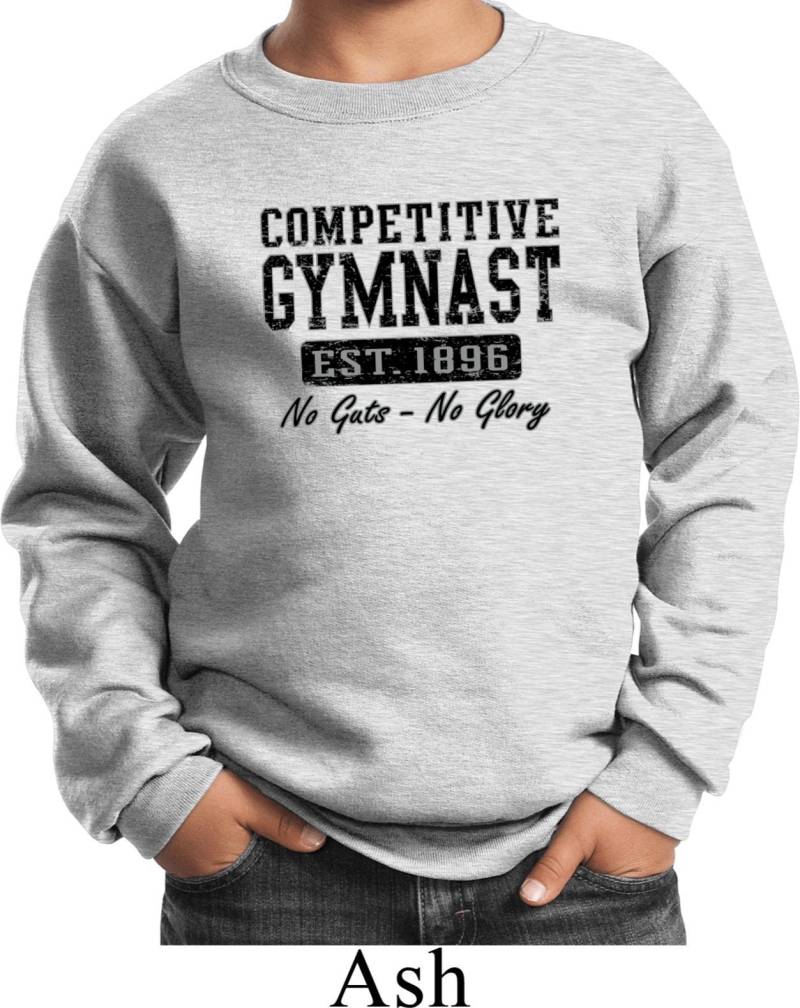 Wettbewerbsfähigen Turnerin Keine Eingeweide-Kein Ruhm Kind Gymnastik Sweatshirt Noguts-Pc90Y Wettbewerbsfähigen Turnerin Keine Eingeweide-Kein Ruhm Kind Gymnastik Sweatshirt Noguts-Pc90Y von BuyCoolShirts