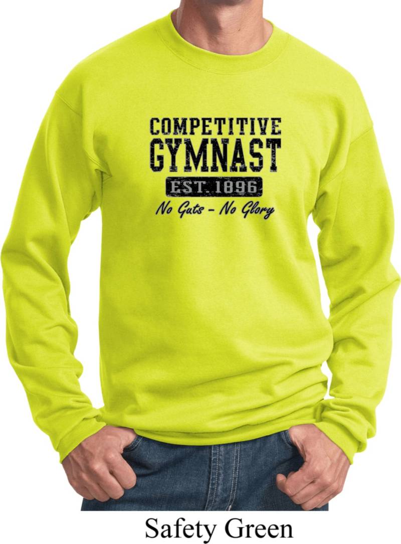 Wettbewerbsfähigen Turnerin Keine Mut Herrlichkeit Erwachsene Unisex Gymnastik Sweatshirt Noguts-Pc90 Wettbewerbsfähigen Turnerin Keine Mut Herrlichkeit Erwachsene Unisex Gymnastik Sweatshirt Noguts-Pc90 von BuyCoolShirts