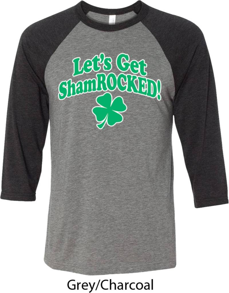 st. Patricks Day Lassen Sie Uns Kleeblatt Raglan Shirt Xit-13541-3200 st. Patricks Day Lassen Sie Uns Kleeblatt Raglan Shirt Xit-13541-3200 von BuyCoolShirts