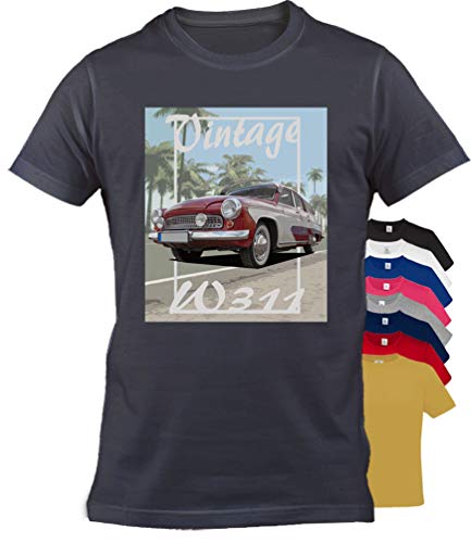 BuyPics4U T-Shirt mit Motiv OstCar für Wartburg- Liebhaber Wa16 (kein originaler Markenartikel) von BuyPics4U