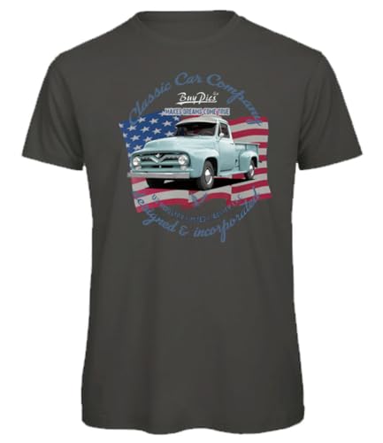 BuyPics4U T-Shirt mit Motiv von American Pickup Truck Transporter PU79 (kein originaler Markenartikel) von BuyPics4U