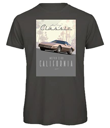 T-Shirt mit Motiv von US-Car Muscle-Car Pony-Car Stringray C1 C2 C3 C4 C5 C6 C7 C8 V8 Oldtimer (kein originaler Markenartikel) 23Co20 von BuyPics4U