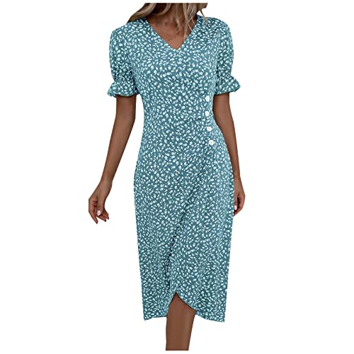 Leichte Sommerkleider Freizeitkleider Damen Lang Sommer Kleid Lang Sommerkleid Damen Blau Damen Kleider Sommer Sommerkleid Spitze Kleider Zur Hochzeit Als Gast Damen Kleider Für von Buyaole