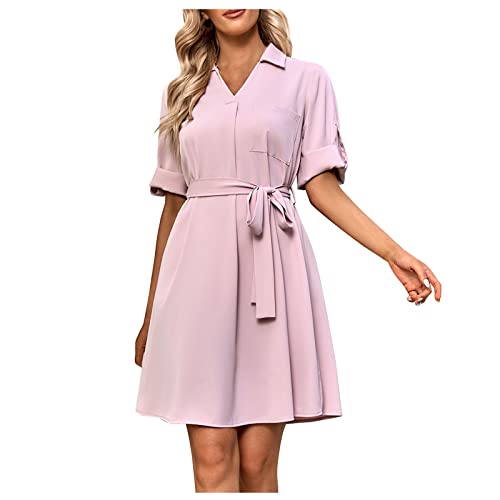 Buyaole Mittelalterkleider Damen Kleider Mädchen Sommer Damen Strandkleider Sommer Summer Dress Kleider Teenager Mädchen Sommerkleid Damen Blau Festliche Kleider Kleider Sommer von Buyaole