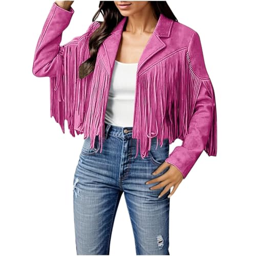 Buyaole Wildlederjacke Damen Winter Damen Winterjacke Kurze Jacke Damen Grüner Mantel Damen Damen Mantel Braun Damen-Jeansjacken Mantel Damen Weiß Dünner Mantel Damen Kunstfell Mantel von Buyaole