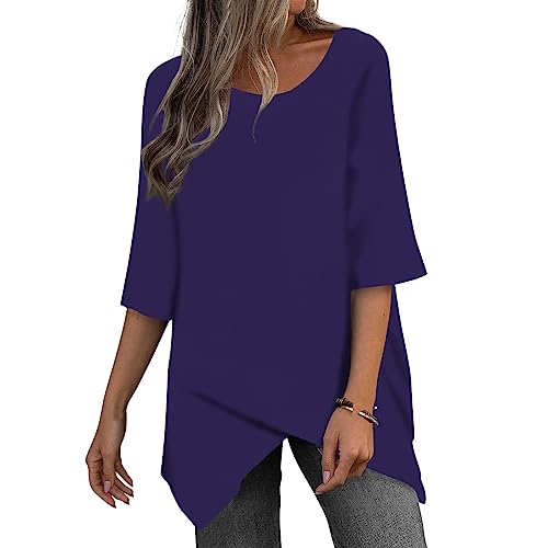 Damen Tops Festliche Oberteile Tshirts Damen Shirt Kurzarm Sommershirts Damen Luftig Bluse Kurzarm Damen Damen Top Mit Spitze Damen Top Oversized Tshirt Bluse Bügelfrei Damen Mesh von Buyaole