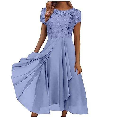 Maxikleider Damen Sommer Bolero Für Abendkleider Wickelkleid Damen Kleider+Für+Mädchen Cape Damen Festlich Sommerkleid Midi Sommerkleid Rückenfrei Abendkleider Glitzer Wedding von Buyaole