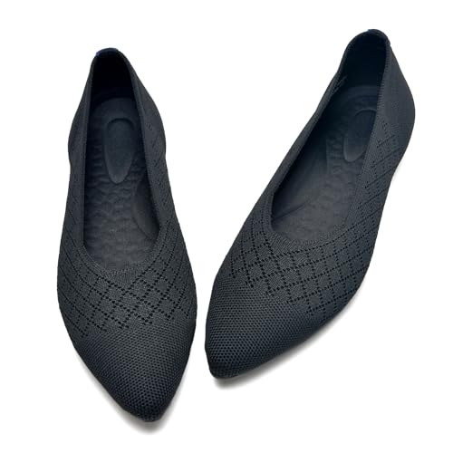 Buyrew Wohnungen für Damen, 3003 Schwarz, 39 EU Buyrew Wohnungen für Damen, 3003 Schwarz, 39 EU von Buyrew