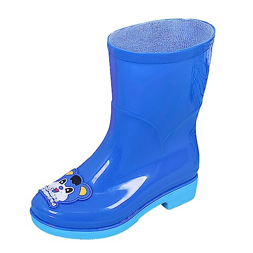 BuzkiK Kinder Rain Boot Regenschuhe Regen Stiefel Leicht Kleinkind Wasserdicht Atmungsaktiv Unisex Kinder Insulated Wanderstiefel, Mehrzweck VerDickeen Regen Schuhe von BuzkiK