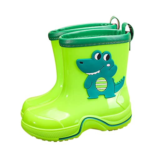 Unisex Kinder Baby Kinder Gummistiefel Gefüttert Kinder Rutschfest Bequem Outdoor wasserdichte Stiefel Regen Kleinkind Atmungsaktiv Wathose für Outdoor von BuzkiK