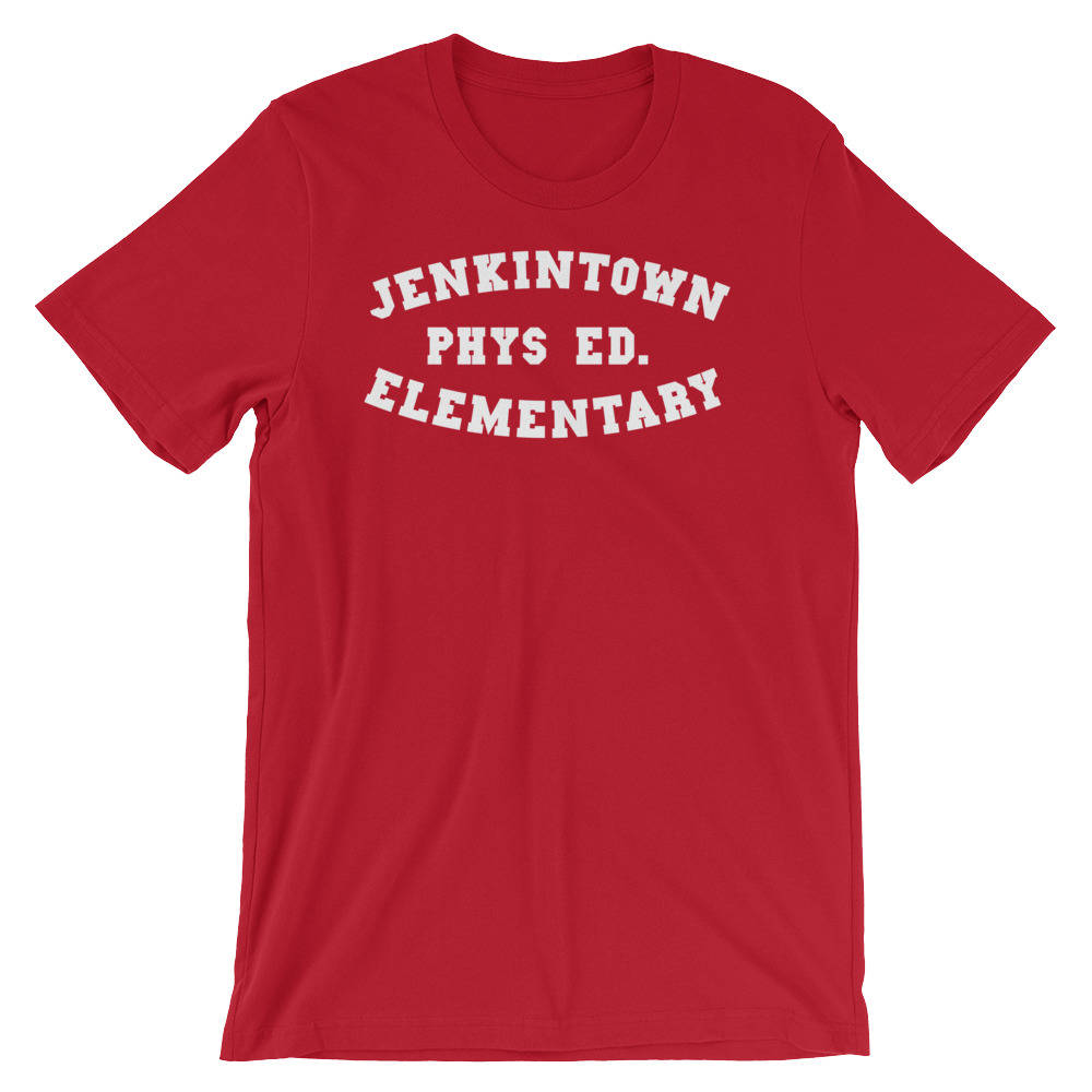 Jenkintown Phys Ed. Elementary - Die Goldbergs Tv Show Kurzarm Unisex T-Shirt Jenkintown Phys Ed. Elementary - Die Goldbergs Tv Show Kurzarm Unisex T-Shirt von BuzzBoxxCo