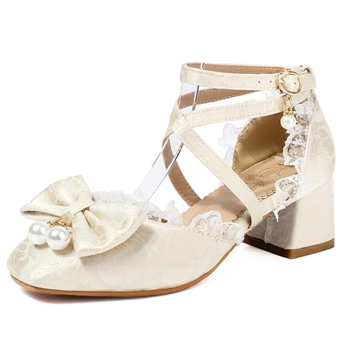 Bviennic Damen Block Mitte Absatz Sandals Süß 0723 Aprikose Gr 33.5 EU/33Cn Bviennic Damen Block Mitte Absatz Sandals Süß 0723 Aprikose Gr 33.5 EU/33Cn von Bviennic
