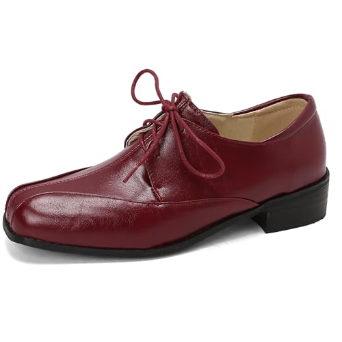 Bviennic Damen Blockabsatz Oxford 853 Rotwein Gr 41 EU/43Cn Bviennic Damen Blockabsatz Oxford 853 Rotwein Gr 41 EU/43Cn von Bviennic