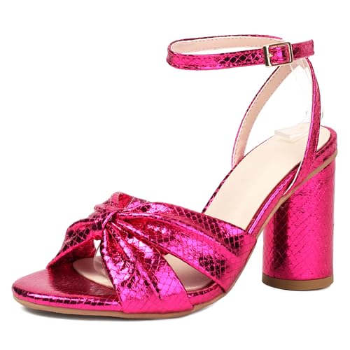 Bviennic Damen Hohen Blockabsatz Sandals Mode 0581 Rose-Rot Gr 47 EU/49Cn Bviennic Damen Hohen Blockabsatz Sandals Mode 0581 Rose-Rot Gr 47 EU/49Cn von Bviennic