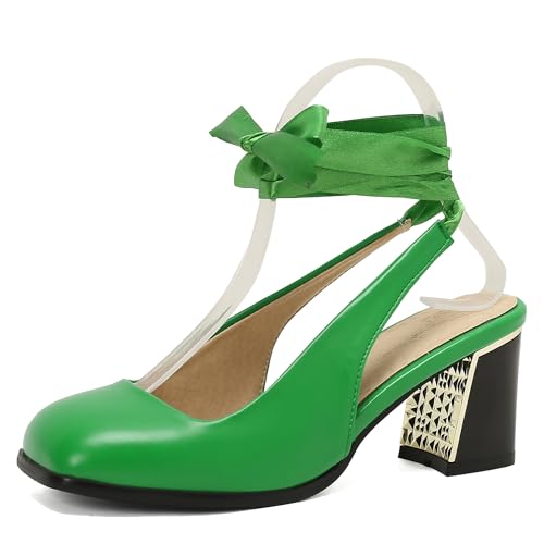 Bviennic Damen Hohen Blockabsatz Sandals Mode 0670 Grün Gr 48 EU/50Cn Bviennic Damen Hohen Blockabsatz Sandals Mode 0670 Grün Gr 48 EU/50Cn von Bviennic
