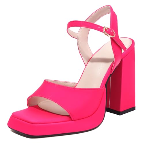 Bviennic Damen Hohen Blockabsatz Sandals Mode 0701 Rot Gr 39 EU/40Cn Bviennic Damen Hohen Blockabsatz Sandals Mode 0701 Rot Gr 39 EU/40Cn von Bviennic