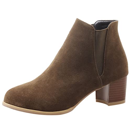 Bviennic Damen Ohne Verschluss Blockabsatz Winter Leisure Chelsea Stiefeletten Herren Mitte Absatz Comfy Warm Buro Arbeit Stretch Stiefeletten Grün Gr 51 EU-53Cn Bviennic Damen Ohne Verschluss Blockabsatz Winter Leisure Chelsea Stiefeletten Herren Mitte Absatz Comfy Warm Buro Arbeit Stretch Stiefeletten Grün Gr 51 EU-53Cn von Bviennic