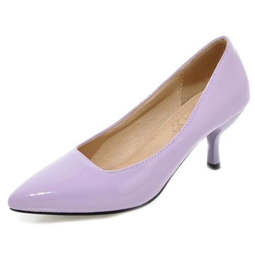 Damen mit Kätzchen Fersenpumps 646 Violett Gr 41 EU/43Cn Damen mit Kätzchen Fersenpumps 646 Violett Gr 41 EU/43Cn von Bviennic