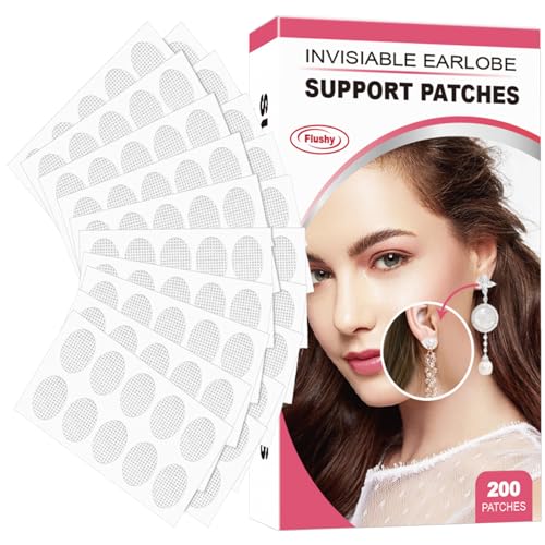 100/200 Stück Ohrläppchen Unterstützung Patches Unsichtbare Ohrring Ohr-Lobe Wasserdichte Ohrläppchen Stützpolster Unsichtbare Ohrring Heber Für Schwere Ohrringe Stützaufkleber 100/200 Stück Ohrläppchen Unterstützung Patches Unsichtbare Ohrring Ohr-Lobe Wasserdichte Ohrläppchen Stützpolster Unsichtbare Ohrring Heber Für Schwere Ohrringe Stützaufkleber von Bvizyelck