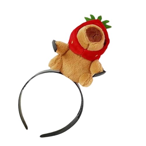 Bvizyelck Capybara Haarband,Tier Haarband | Tier-Hautpflege-Stirnband - Bequemes Stirnband für langanhaltenden Gebrauch, niedlicher Haarreifen, auffälliger Haarreifen von Bvizyelck