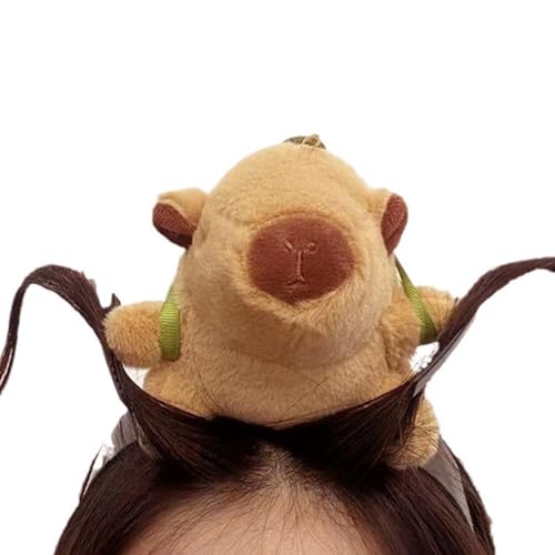 Bvizyelck Capybara Stirnband,Capybara Haarband | Makeup Stirnband Tier,Einzigartiges Tier-Stirnband, lustige Haarbänder, niedlicher Kopfreifen, Haarschmuck für Frauen und Mädchen von Bvizyelck