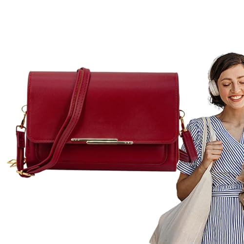 Bvizyelck Umhängetasche für Damen | Handy-Geldbörse aus Leder mit Schultergurt - Tragbare Leder-Umhängetasche, Kartenhalter, Handy-Umhängetaschen von Bvizyelck