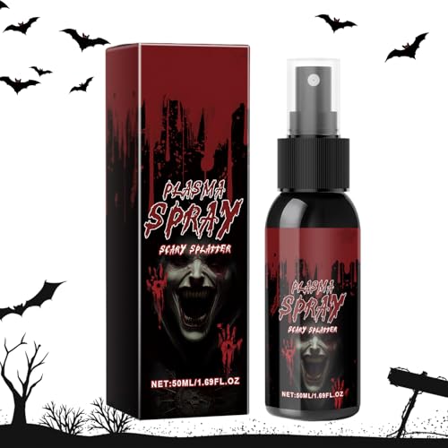 Bvizyelck Waschbares Kunstblut | Halloween Abwaschbare Kunstblut Schminke | Körperfarbe 50ml Für Erwachsene Kinder Zombie Kostüme Cosplay von Bvizyelck