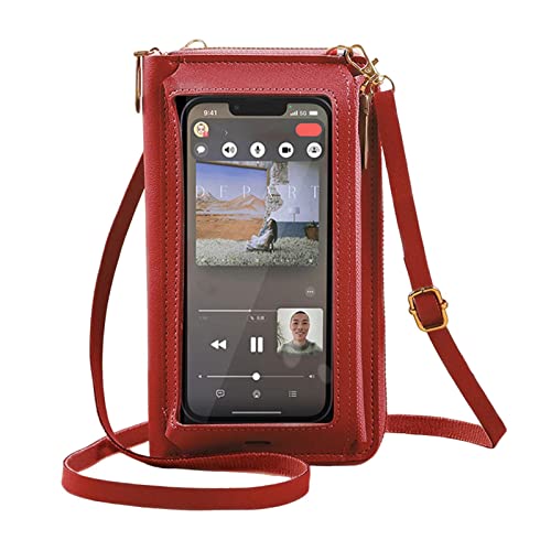 Handy Umhängetasche Damen Touchscreen Handytasche Zum Umhängen Damen Handtasche Mit Verstellbarem Schultergurt Und Kartenfächern Touchscreen Handy Schultertasche Damen Geldbörse Umhängetasche Handy Umhängetasche Damen Touchscreen Handytasche Zum Umhängen Damen Handtasche Mit Verstellbarem Schultergurt Und Kartenfächern Touchscreen Handy Schultertasche Damen Geldbörse Umhängetasche von Bvizyelck