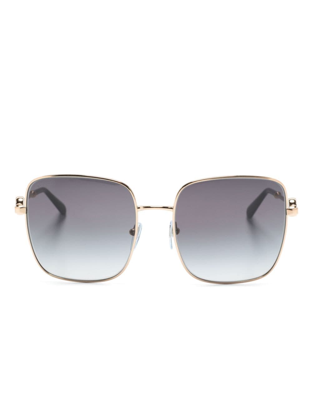 Bvlgari Sonnenbrille mit Oversized-Gestell - Schwarz von Bvlgari