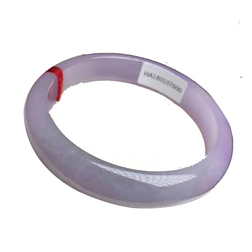 Armreif aus echtem violettem Jade für Damen, natürlicher burmesischer Jadeit-Armreif, Einheitsgröße, Achat von Bwesfy