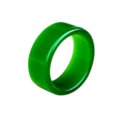 Bwesfy Grüner quadratischer Jade-Ring für Damen, echter Edelstein, stapelbar, Ewigkeitsring, Einheitsgröße, Achat Bwesfy Grüner quadratischer Jade-Ring für Damen, echter Edelstein, stapelbar, Ewigkeitsring, Einheitsgröße, Achat von Bwesfy