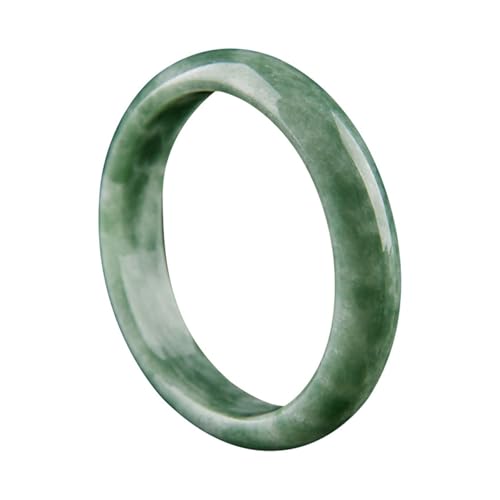 Dunkelgrüner Jade-Armreif für Damen, Feng Shui-Armband, Glücksbringer, Jadeit-Armreif, Einheitsgröße, Achat von Bwesfy
