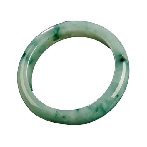 Grüne schwimmende Blumen Jadeit Armband Jade Armreif Armband für Frauen echt mit Zertifikat, Einheitsgröße, Achat von Bwesfy