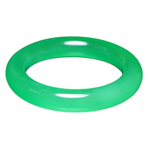 Grüner runder Jade-Armreif für Damen, natürlicher Quarzit-Jade-Armreif, Glücksschmuck, Einheitsgröße, Achat von Bwesfy
