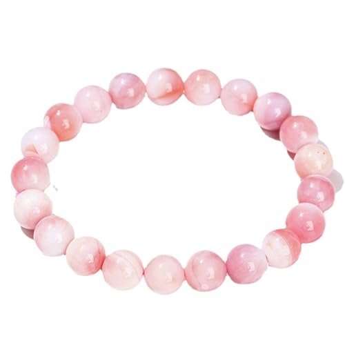 Jade Armband für Frauen, Tausendschicht Gestreifte Stein Runde Perlen Edelstein Armband Perlen Stretch Armband, 6 mm von Bwesfy