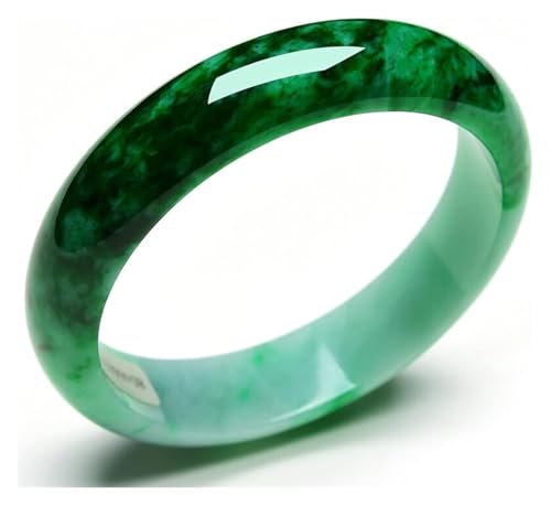 Jade Armreif Armband für Damen, Natürlicher burmesischer grüner Jadeit Armreif, echt mit Zertifikat, Einheitsgröße, Achat von Bwesfy