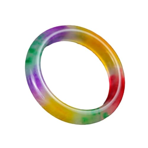 Jade-Armreif für Damen, Farbe, handgeschnitzt und poliert, Achat, Chalcedon, Einheitsgröße, Achat von Bwesfy