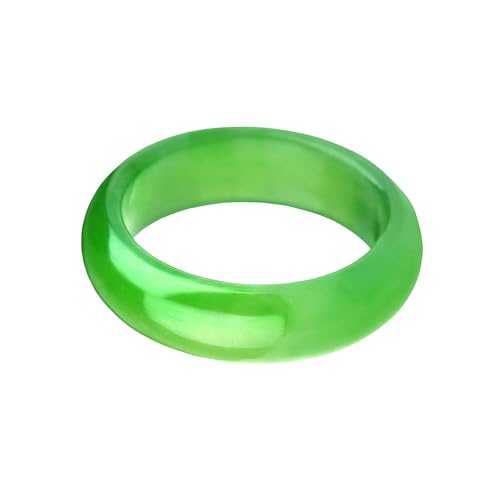 Natürlicher Jade-Ring für Damen, hellgrüner Edelstein, Jadeit, Schmuck, Glücksgeschenk, Einheitsgröße, Achat Natürlicher Jade-Ring für Damen, hellgrüner Edelstein, Jadeit, Schmuck, Glücksgeschenk, Einheitsgröße, Achat von Bwesfy