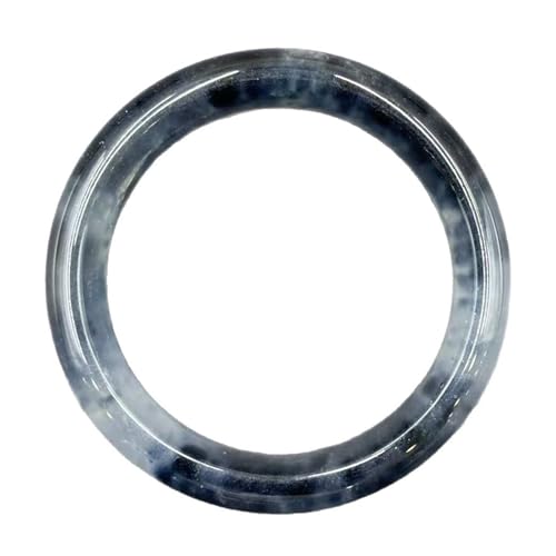 Schwarze schwimmende Blumen Jade Armreif Armband für Frauen Natürliche Quarzit Jade Armreifen, Einheitsgröße, Achat von Bwesfy