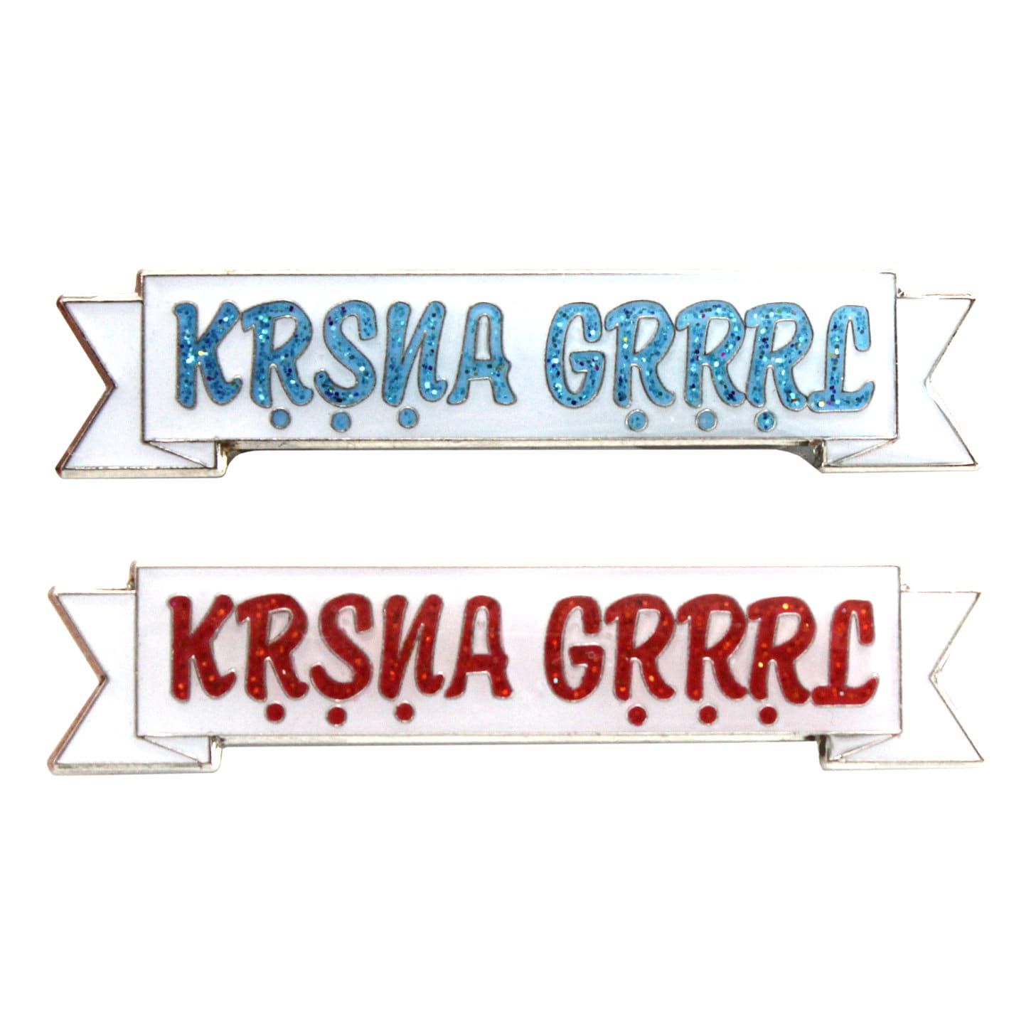 Krsna Grrrl [Blau Oder Rot] | Emaillestift von BxEButtons