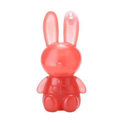 6 Colours Lipstick Matte Lipstick Set, Cute Rabbit Lip Glaze 2 in 1 Key Chain Lip Gloss Lip Stain, Waterproof Non-Stick Cup Long Lasting Feuchtigkeitsspendender Lippenstift (A) von Bxjinkele