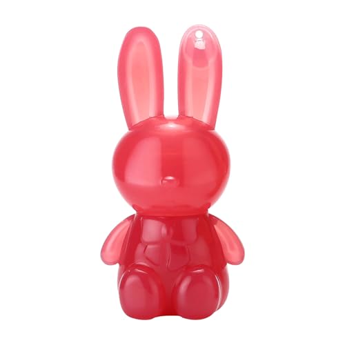 6 Colours Lipstick Matte Lipstick Set, Cute Rabbit Lip Glaze 2 in 1 Key Chain Lip Gloss Lip Stain, Waterproof Non-Stick Cup Long Lasting Feuchtigkeitsspendender Lippenstift (B) von Bxjinkele