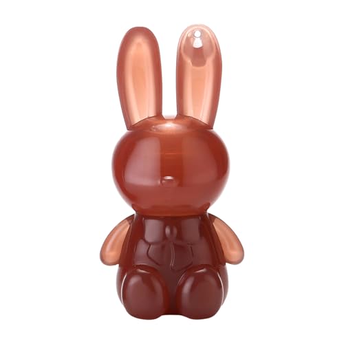 6 Colours Lipstick Matte Lipstick Set, Cute Rabbit Lip Glaze 2 in 1 Key Chain Lip Gloss Lip Stain, Waterproof Non-Stick Cup Long Lasting Feuchtigkeitsspendender Lippenstift (E) von Bxjinkele