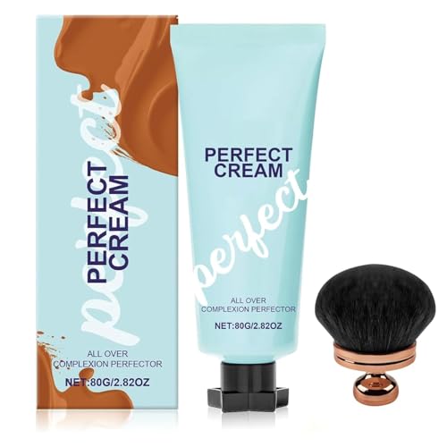 Body Coverage Perfector Für Beine, All Over Complexion Perfector, Long-Lasting CC Cream Foundation, Hydrating Full Coverage Concealer, Waterproof Transfer-Resistant Skin Tint (Tiefer Hautton) von Bxjinkele